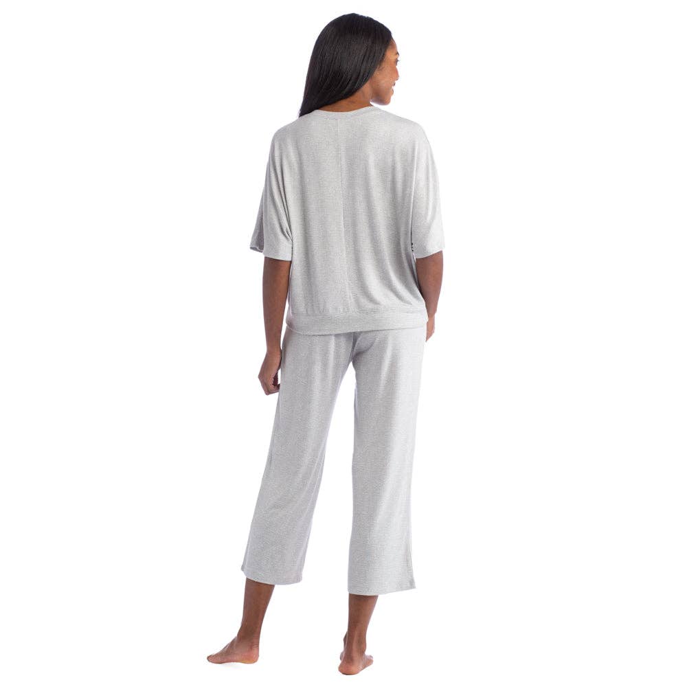 Softies - Dream Relaxed V-neck with Capri Lounge Set