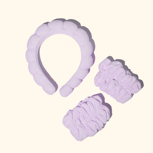 Musee Bath - Headband and Wristband Set: Light Blue