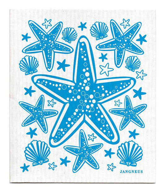 Jangneus - Swedish Dishcloth - Starfish - Turquoise: Turquoise