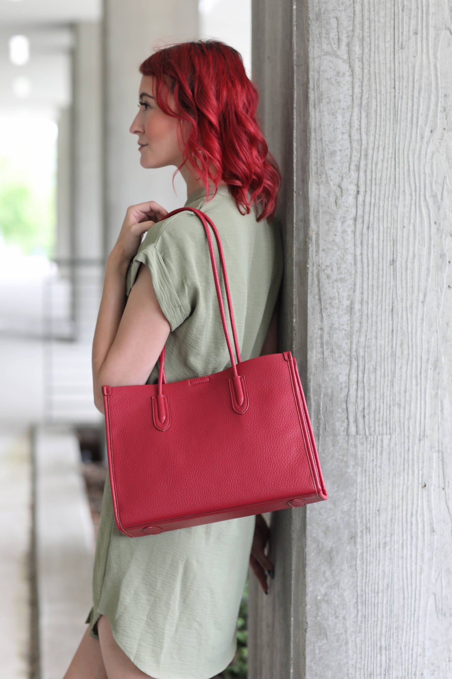 K. Carroll Accessories - Whitney Tote: WINTER WHITE