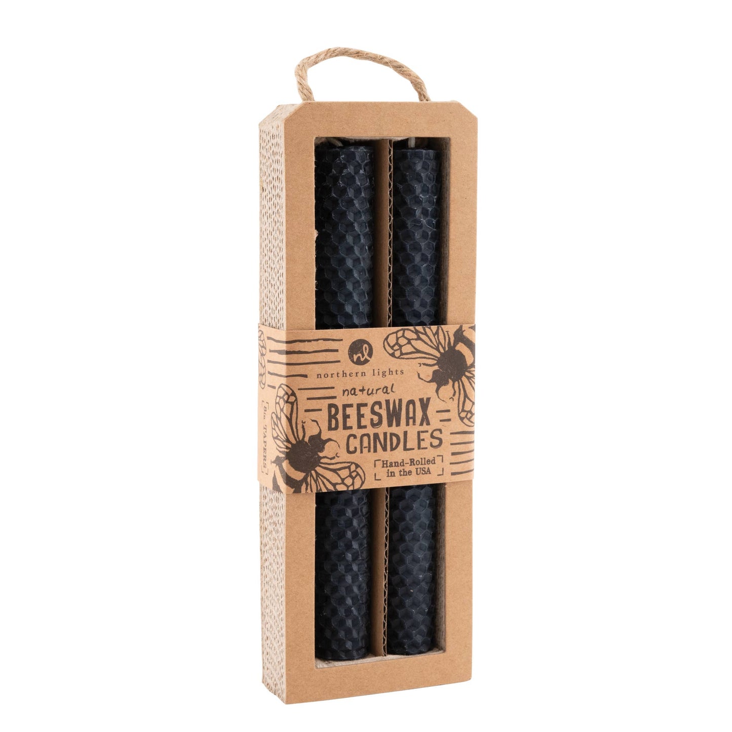 Northern Lights - Bee Hive Taper Candles: Natural
