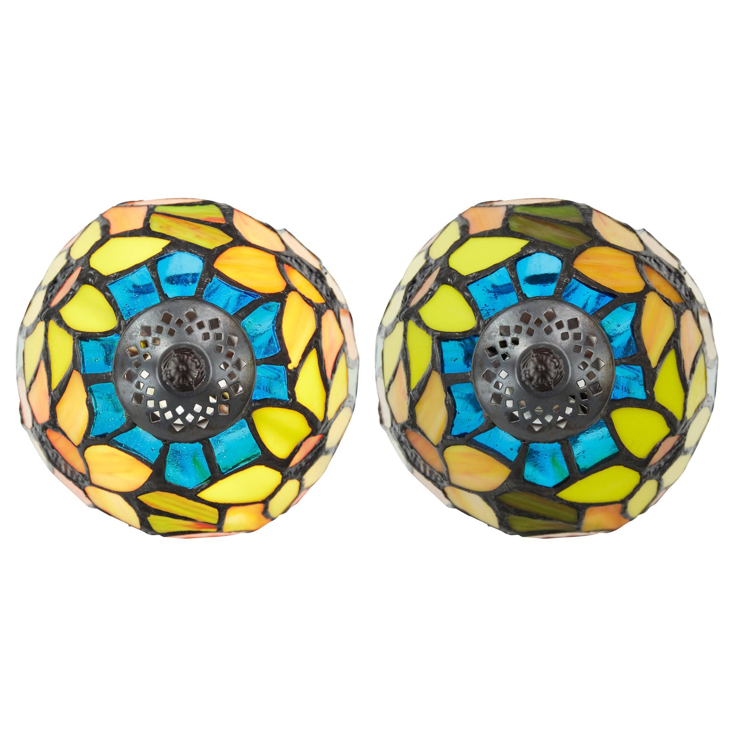 River of Goods - 12"H Sunflower Blossoms Candlestick Accent Lamp