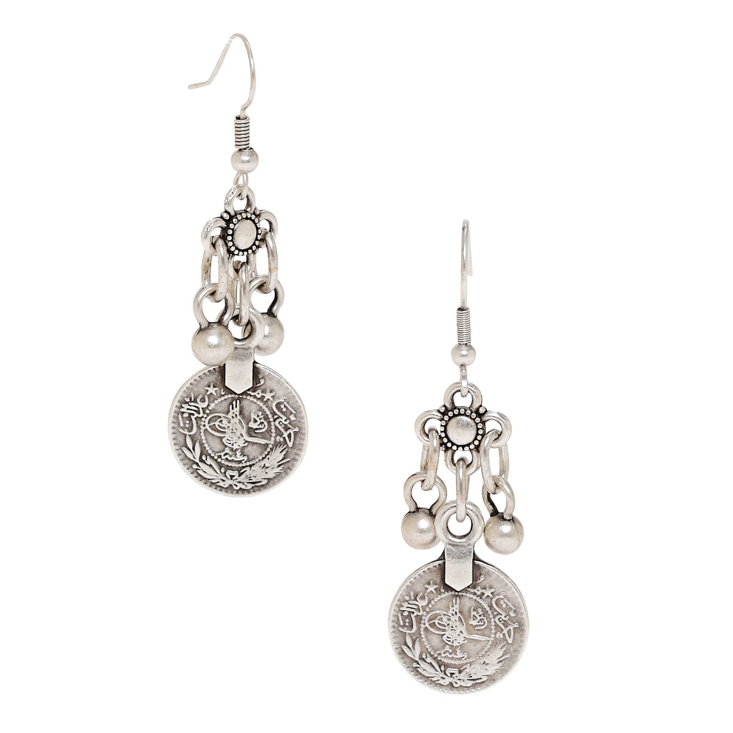 Chanour - Handmade Pewter Earings - 4688