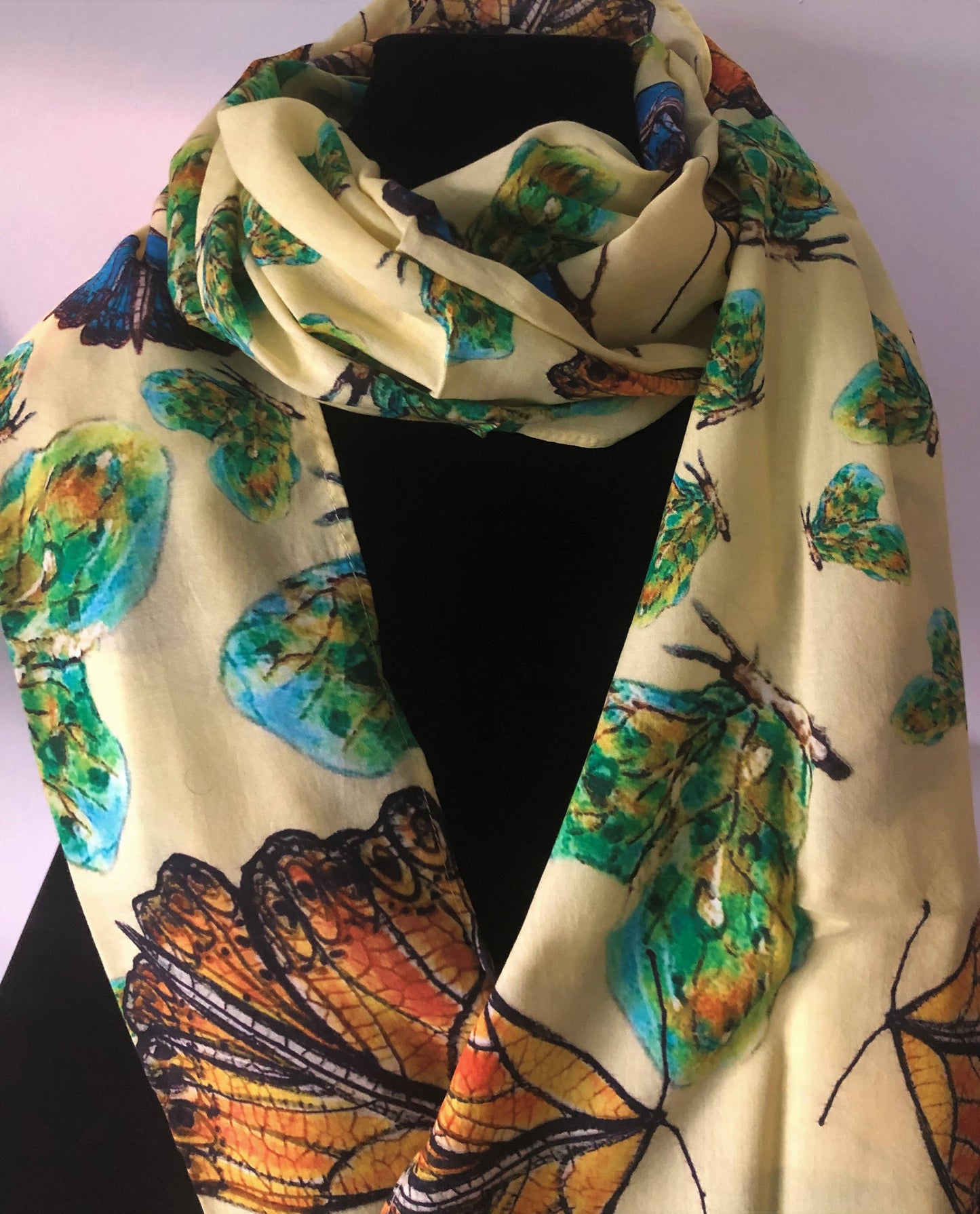 NINA J - Butterfly Creation Cotton Scarf