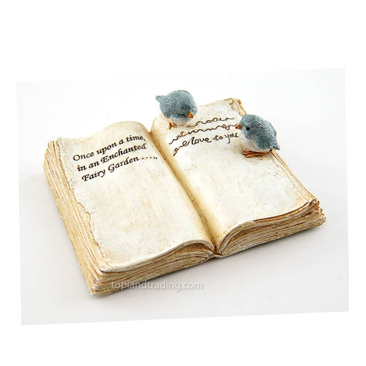 Top Land Trading - A Fairy Garden Tale Book With Birds