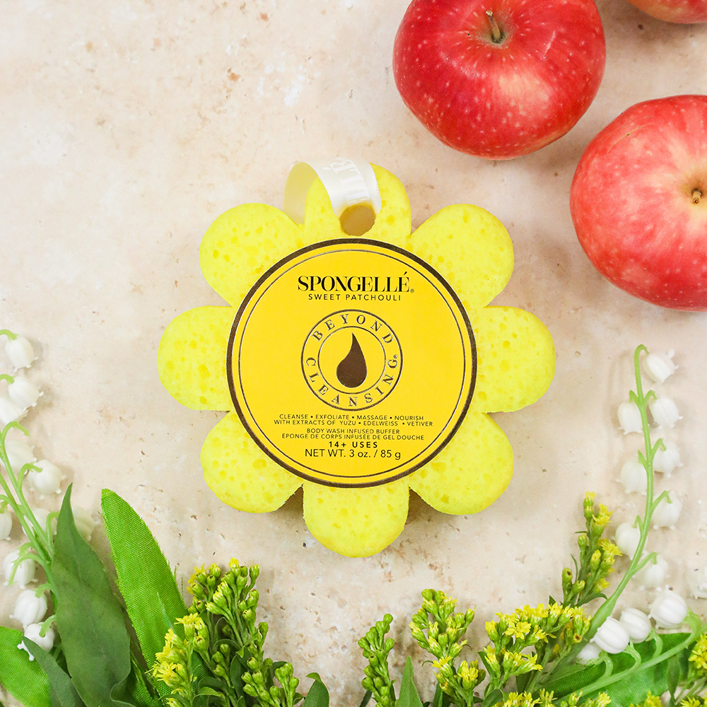 Spongellé | Summer Gifts | Father's Day - Sweet Patchouli Wild Flower  | Soap Sponge | Self-Care