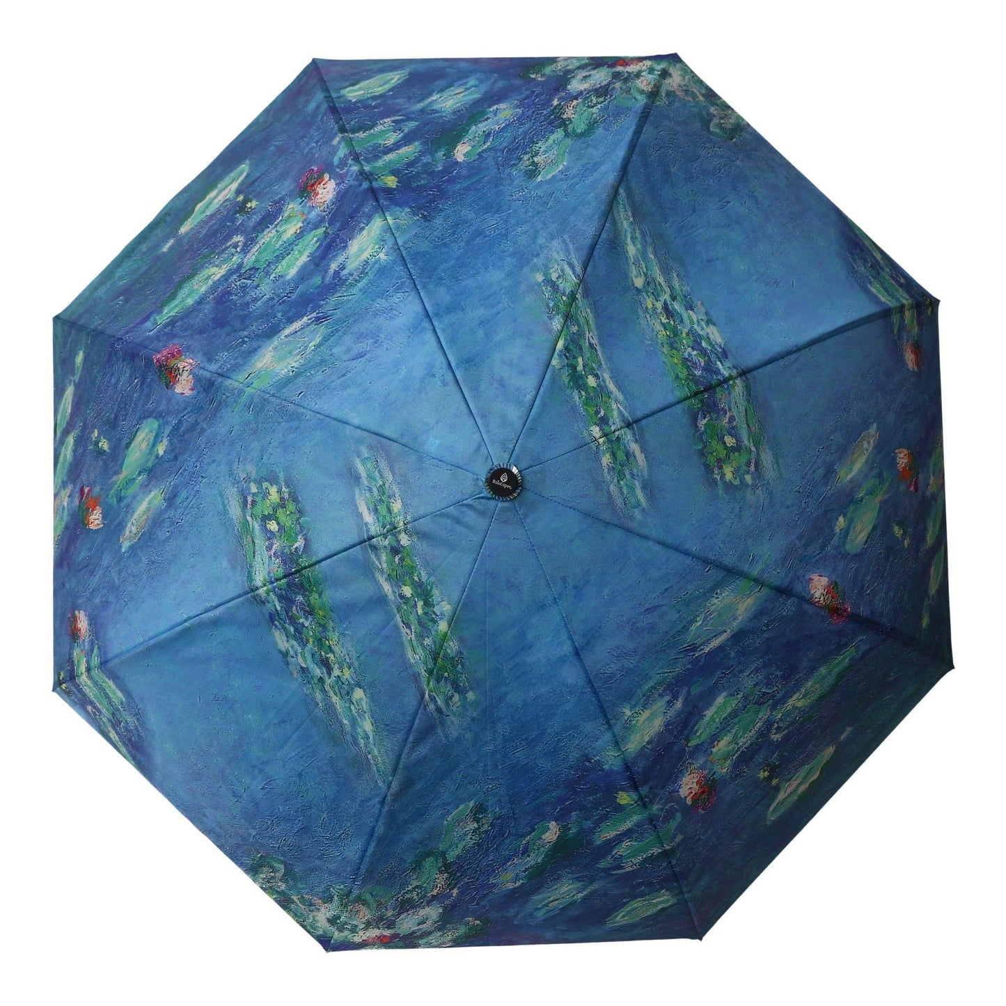 RainCaper - Monet Water Lilies Reverse Inverted Umbrella – Hands-Free, Windproof Design