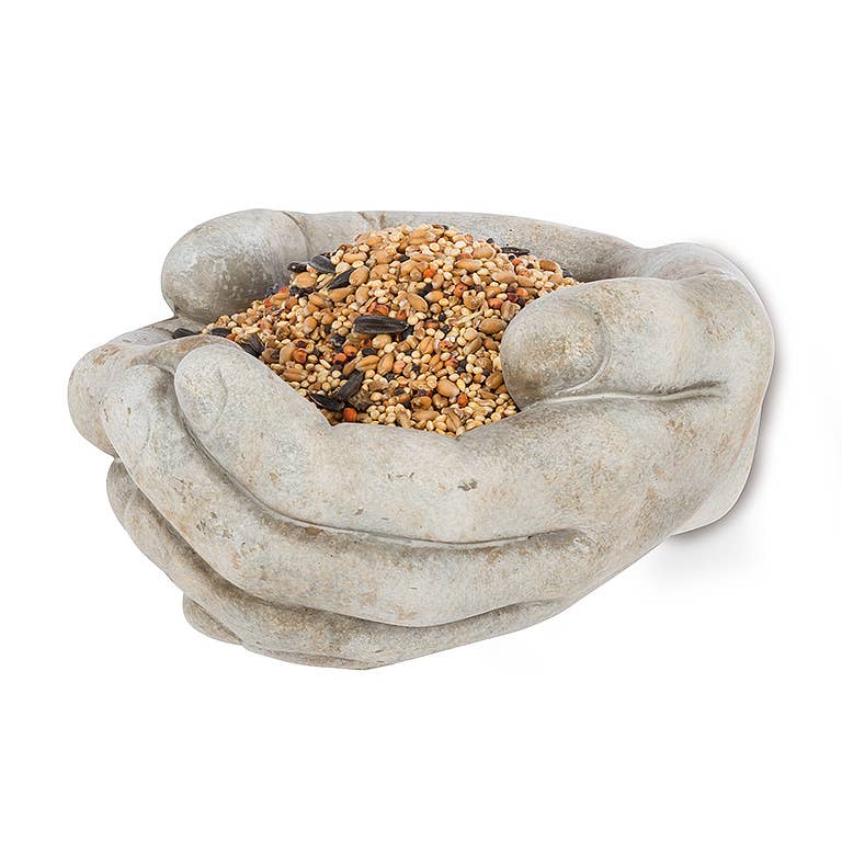 Abbott - Cupping Hands Wall Planter-6.5"W-1338