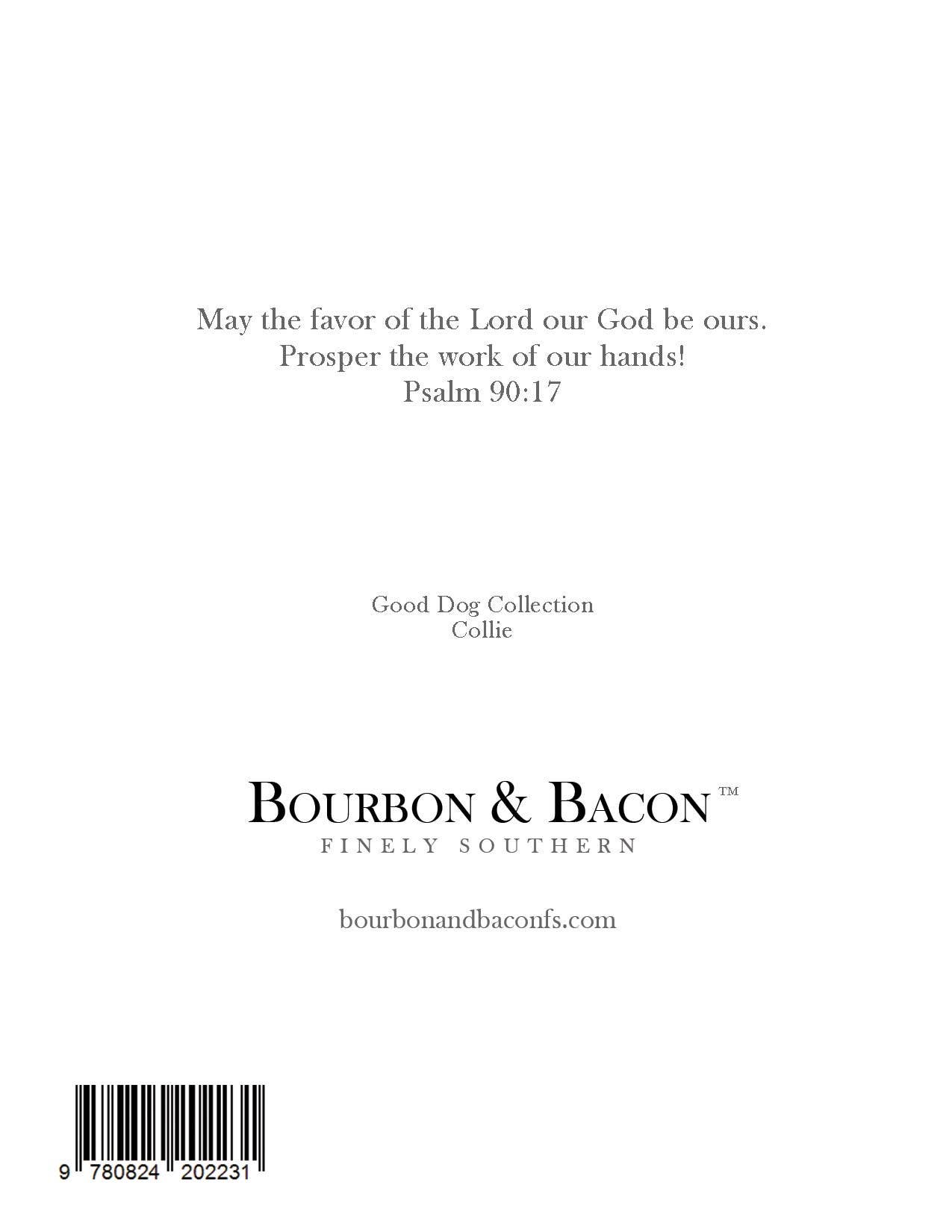 Bourbon & Bacon - Collie Note Cards