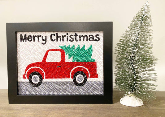 Addison Lane Designs Inc. - Christmas Tree Truck Diamond Art Kit