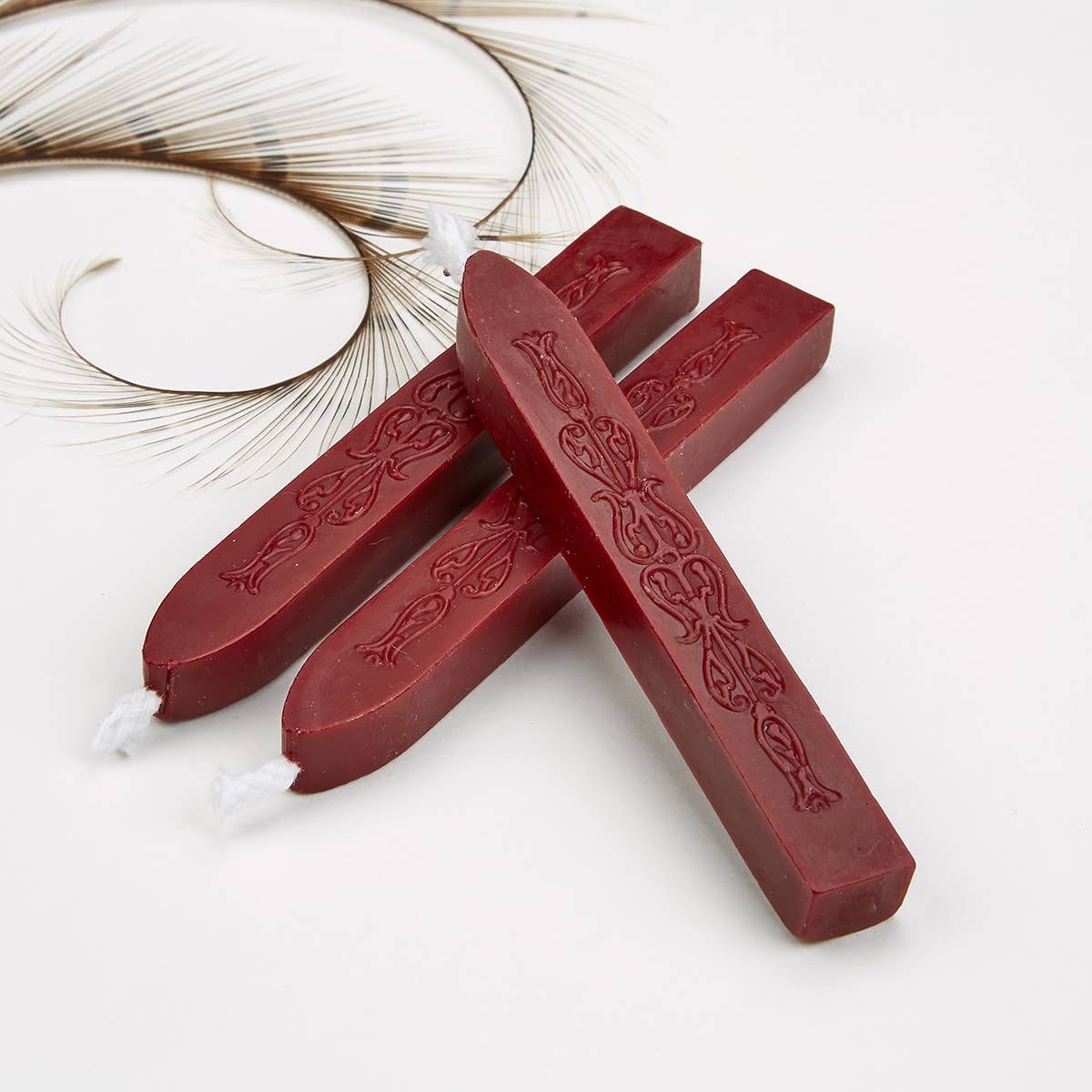 Freund Mayer & Co. - Sealing Wax Sticks with wick 3PK- 25+ colors: Apple Green