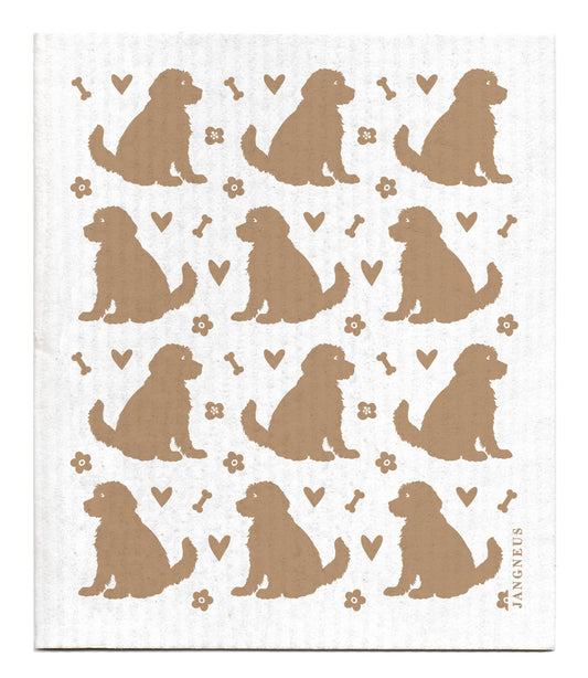 Jangneus - Swedish Dishcloth - Doodle Dog - Sand