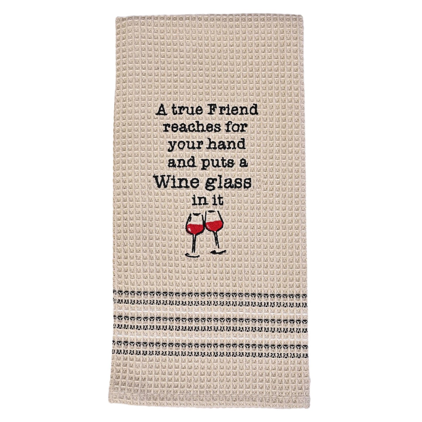 Mona B. - TRUE FRIEND DISHTOWEL- Set Of 2, MH-304