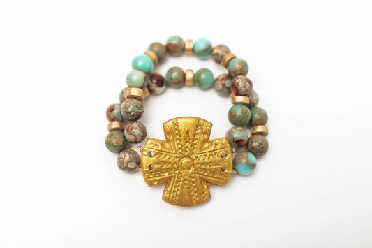 Hidden Truth Jewelry - Aqua Terra Jasper with Rachel Cross
