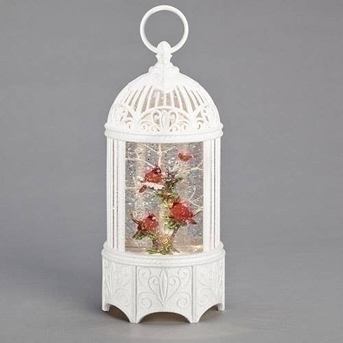 Roman Lighted Swirl Birdcage Cardinals on Branch - Thumbnail 5