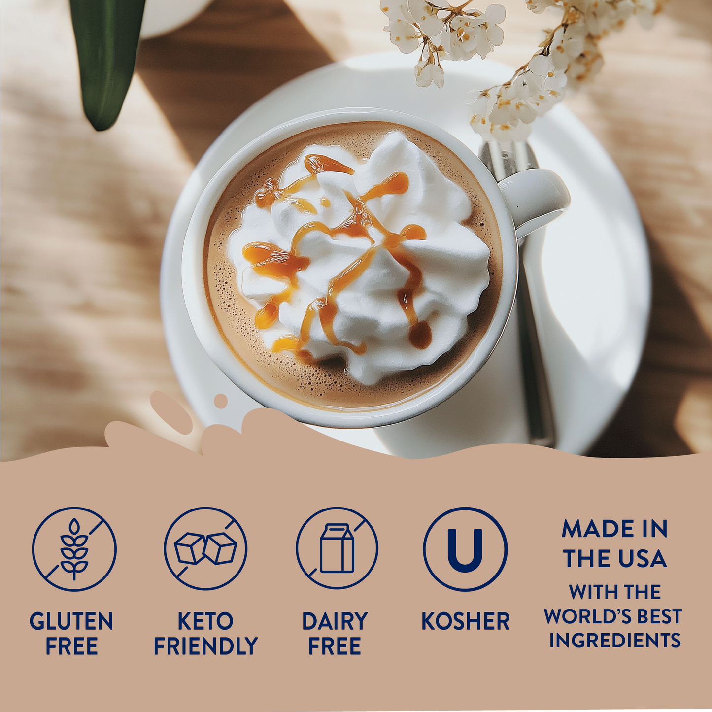 Jordan's Skinny Mixes - Sugar Free Vanilla Caramel Creme Syrup