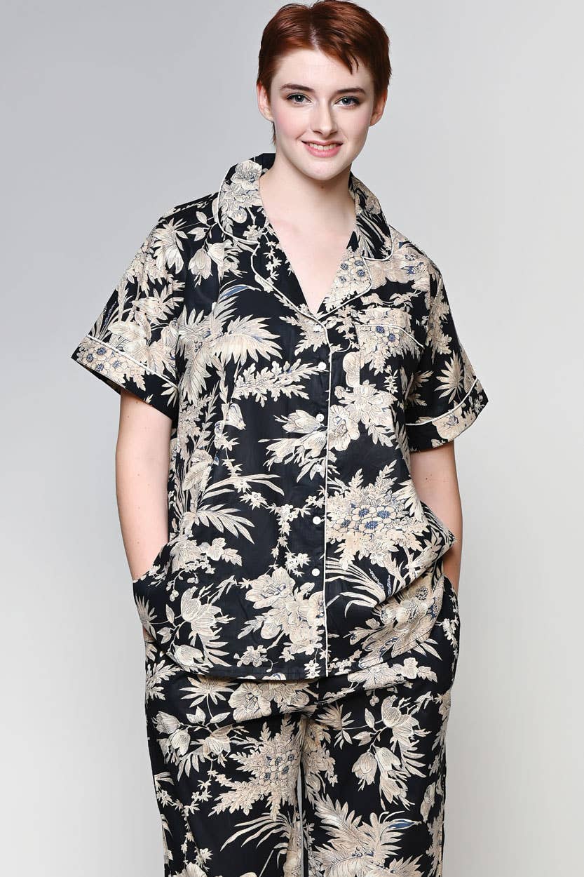 Sevya Handmade - Shanti Pajama Set: S/M / Red & White