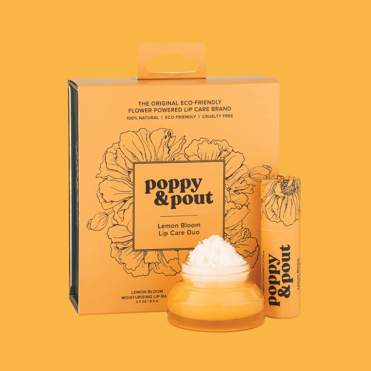 Poppy & Pout - Lip Care Duo, Lemon Bloom