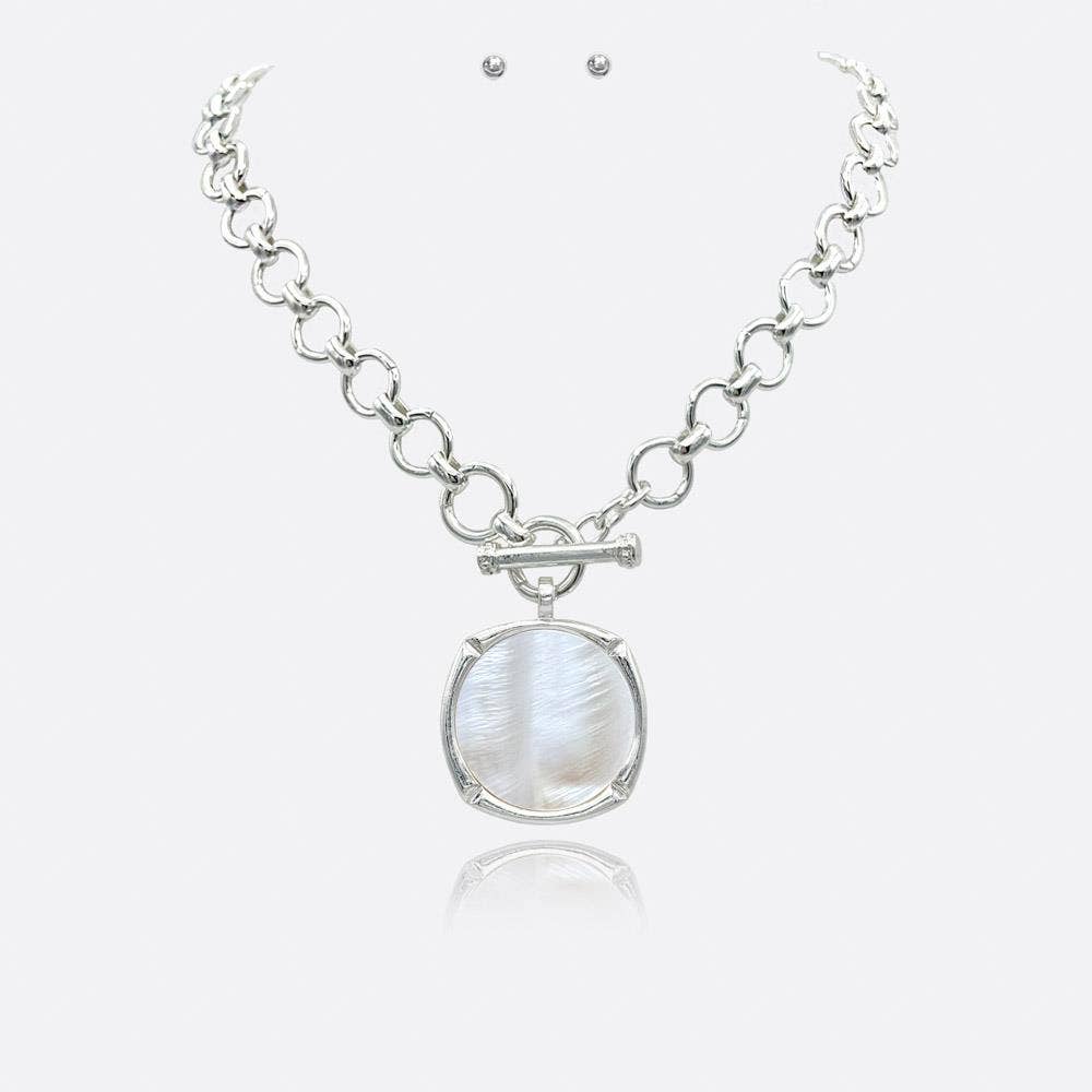 anbfashion - Bamboo Mop Toggle Necklace NK-10175: SMOP