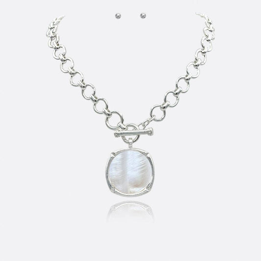 anbfashion - Bamboo Mop Toggle Necklace NK-10175: SMOP