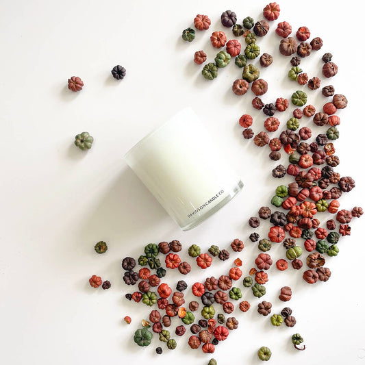 Davidson Candle Company LLC - Pumpkin Cha Fall Candle 11oz glass jar candle in box Candle