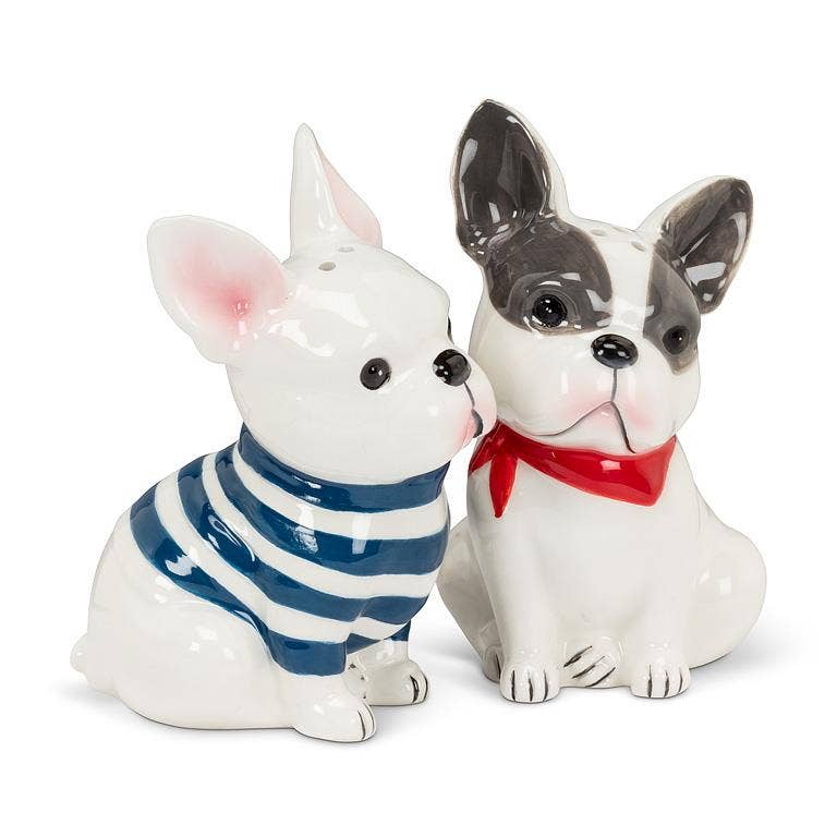 Abbott - French Bulldog Salt & Pepper-4"H