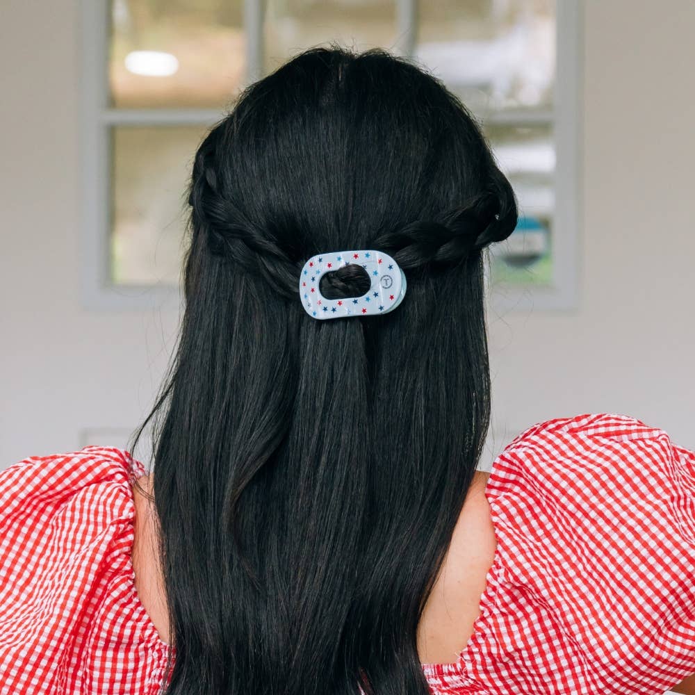 TELETIES - Flat Round Hair Clip | Tiny | United We Sparkle