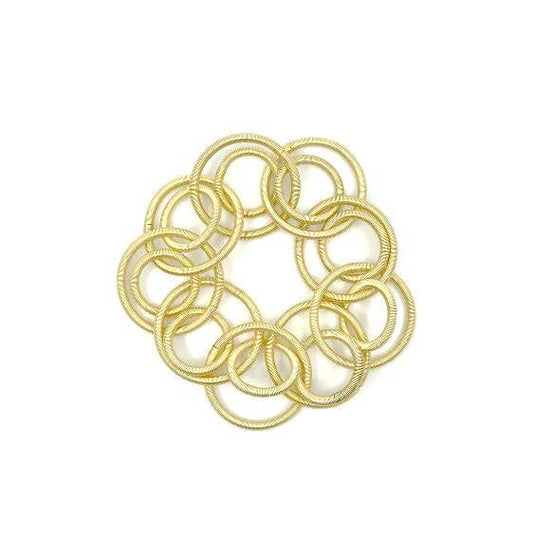 Sea Lily - L5M-BR - Bright Gold Short Loop Bracelet