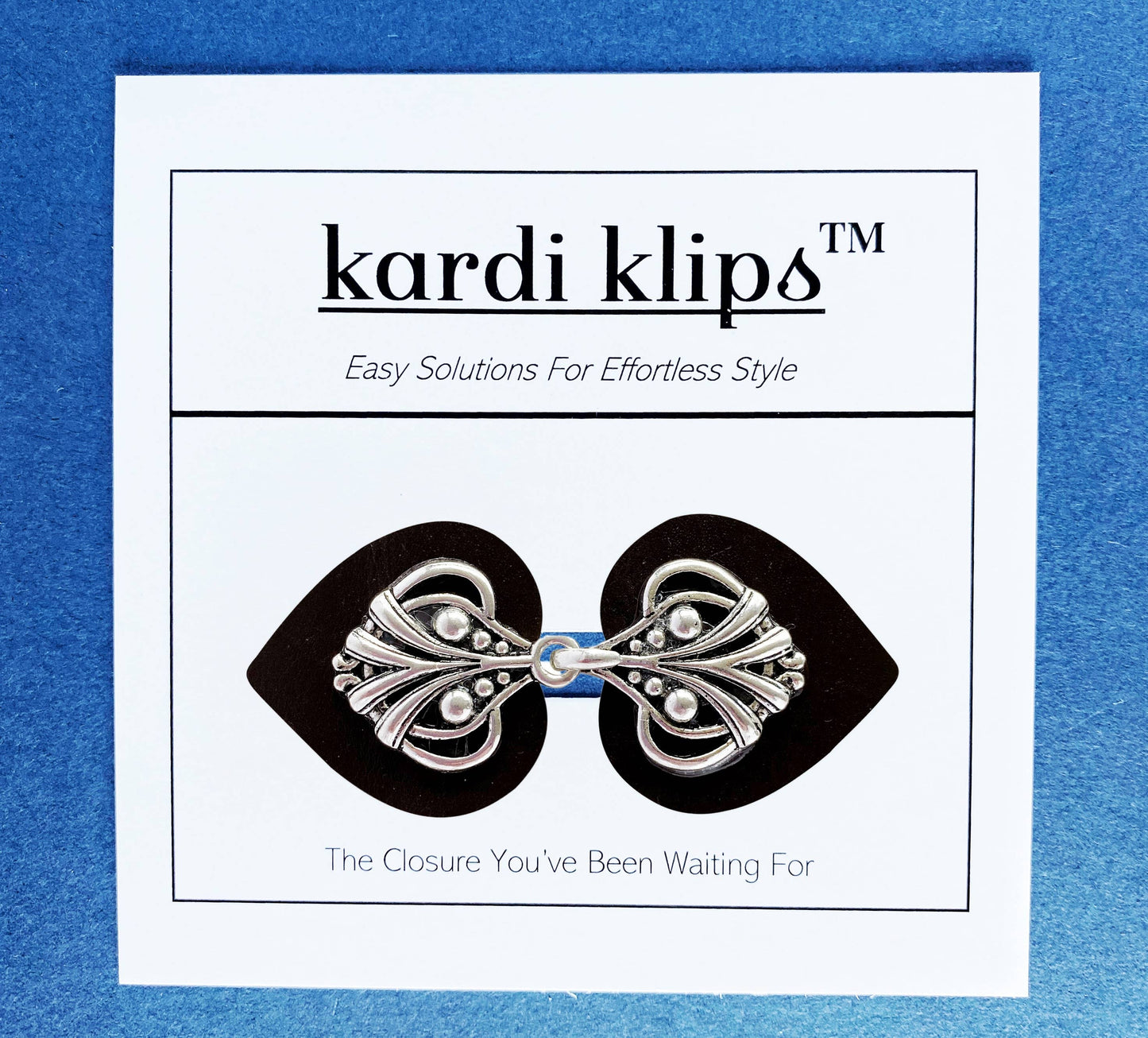 KardiKlips - Boho Cinch Clips for Clothing, Unique Vintage Clasps