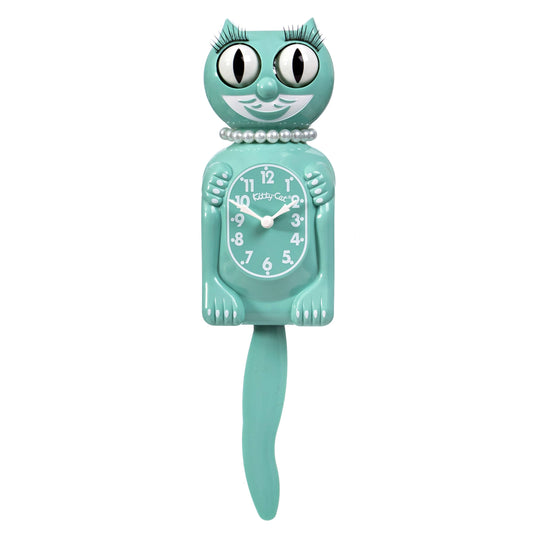 Kit-Cat Klock - Ocean Waves Miss Kitty-Cat Klock (Smaller Size)