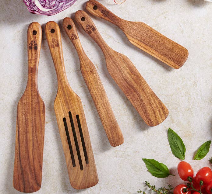 Woodenhouse - Wooden Spurtle Set of 5