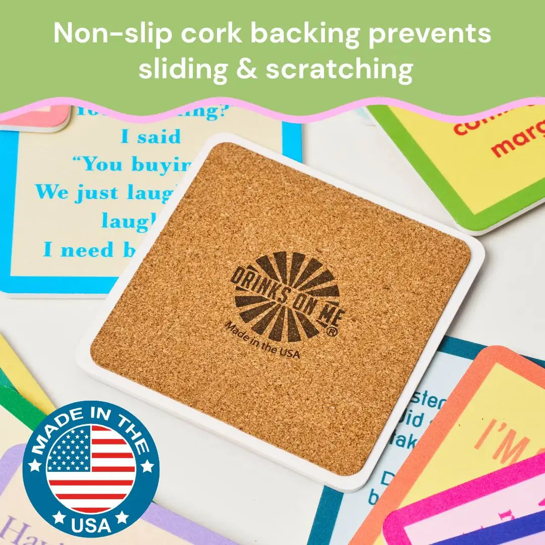Drinks on Me - COASTER Bad Driver | Funny Home Gift | Home Bar Decor