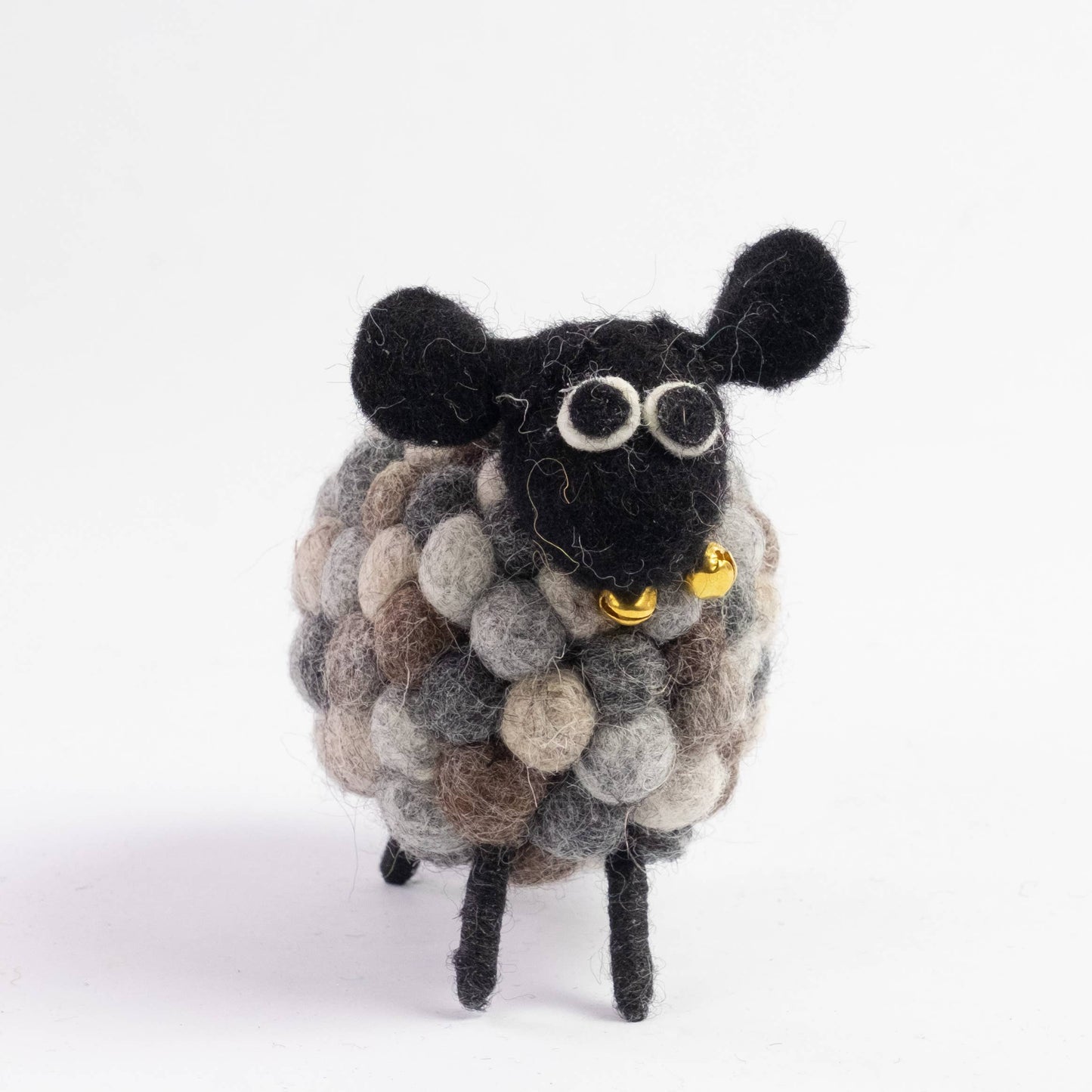 The Winding Road - Felt Grey Ball Sheep