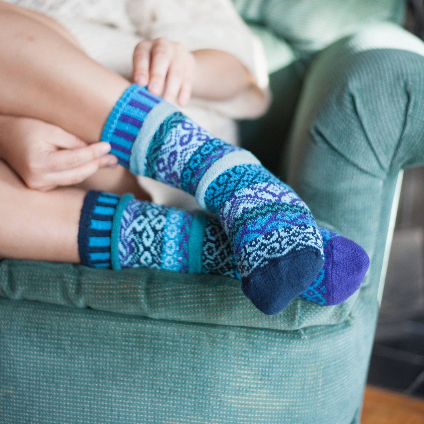 Solmate Socks - Water Crew Socks | Eco-Friendly & Made in the USA: Medium (Women 8 - 10 / Men 7 - 9)