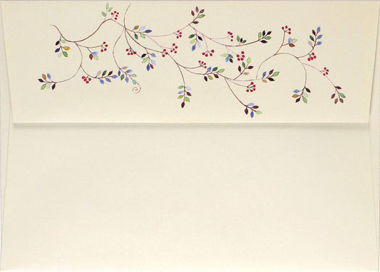 Peter Pauper Press - Watercolor Ornaments Small Holiday Boxed Cards