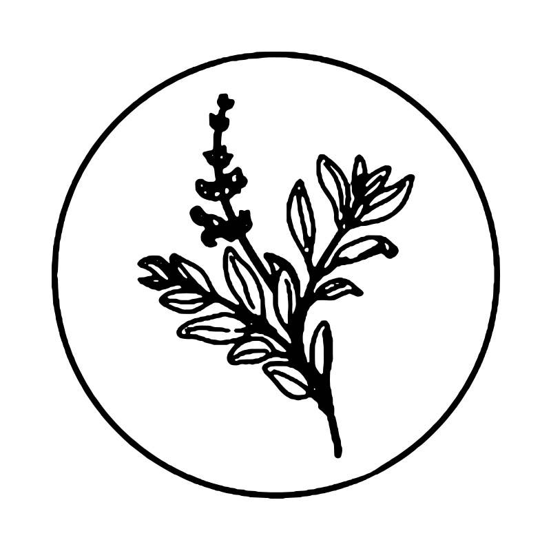 Freund Mayer & Co. - Brass Wax Seal Dies -popular symbols- no handle: Wildflowers