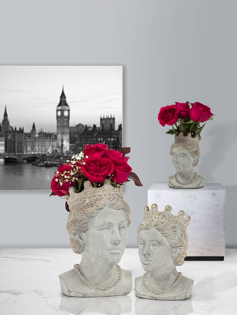 Abbott - Xs Queen Head Planter-7"H