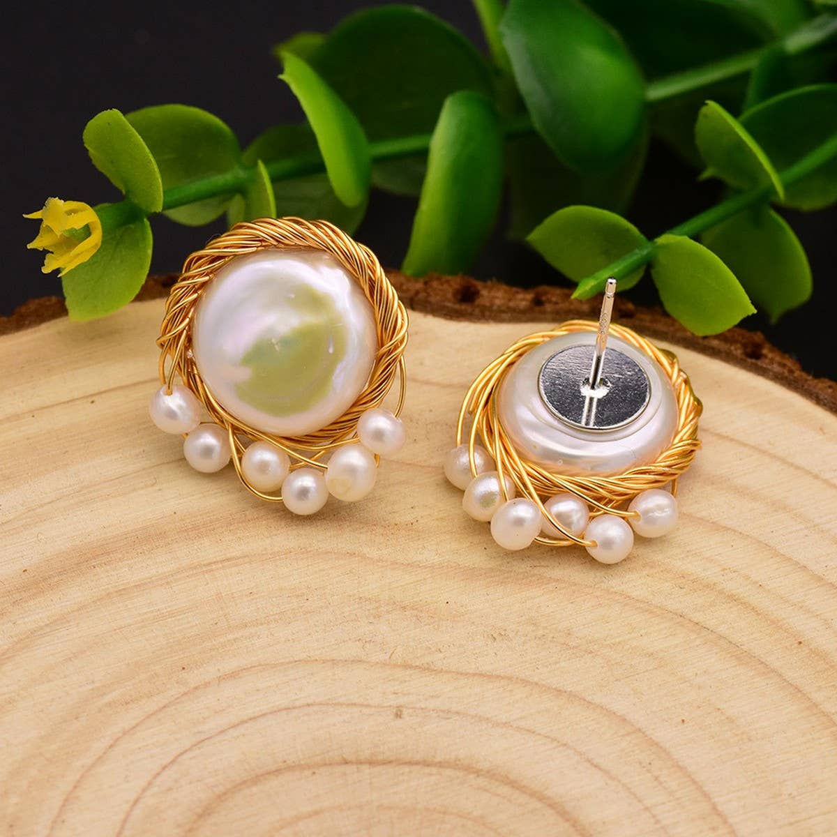 ACCITY - HIGH-END AND VERSATILE RETRO PEARL EARRINGS_CWAJE3776: TYPE1 / (OS) 1