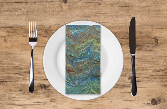 Altoonastore - Marble Wallpaper - Water - Printed Guest Towel