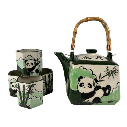 Urban Tokyo - Playful Panda Tea Set 20oz Tea Pot with 4 Hexagon Cups (4/8)
