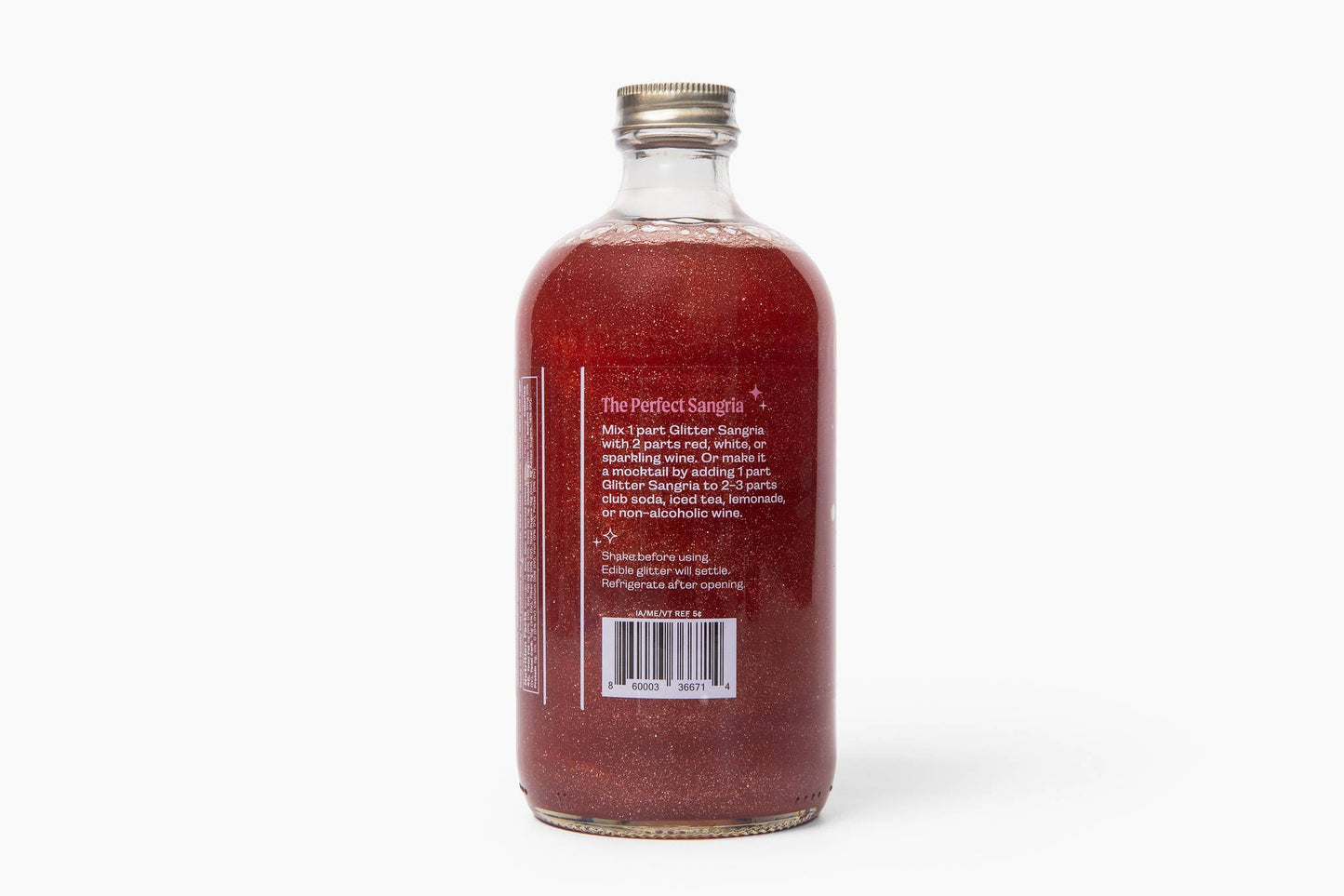 Wood Stove Kitchen - Glitter Sangria Cocktail Mix/Syrup, 16 fl oz