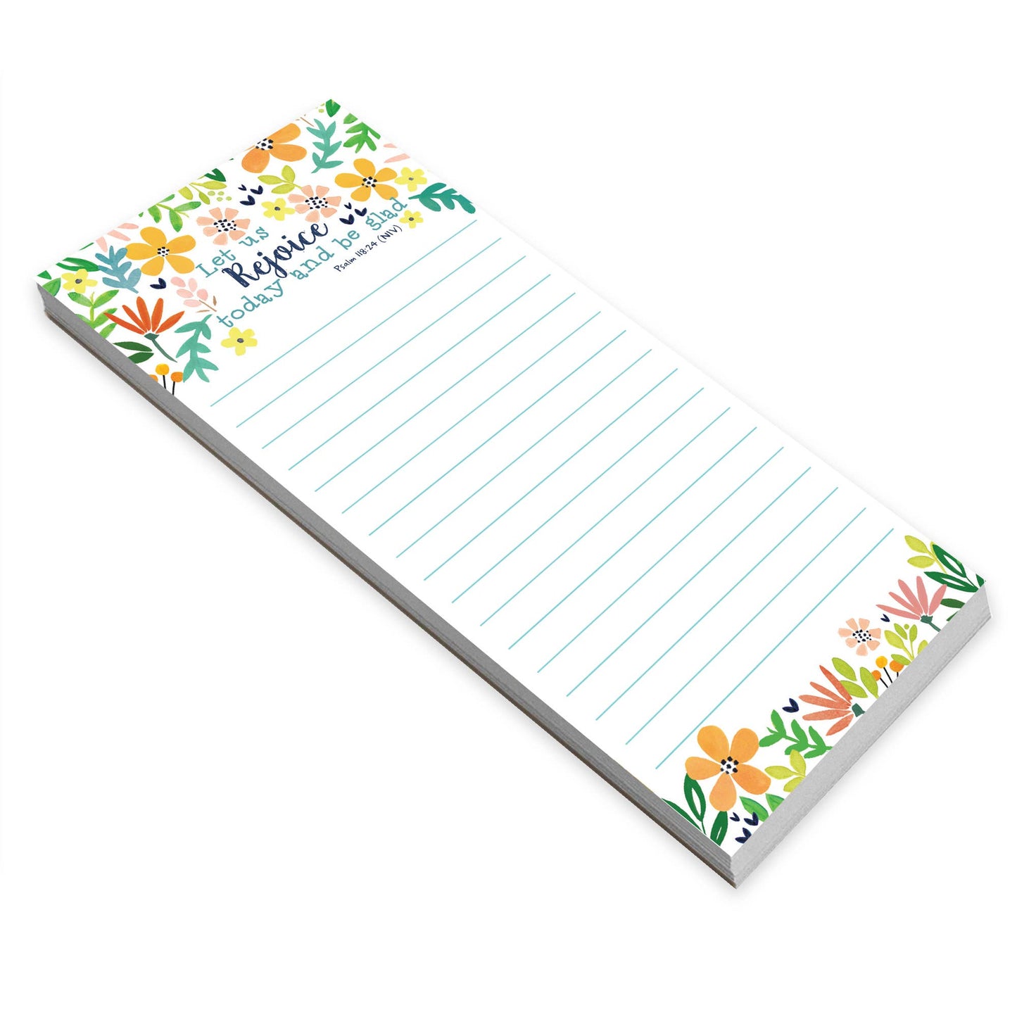 GINA B DESIGNS - List Pad - Rejoice Flowers
