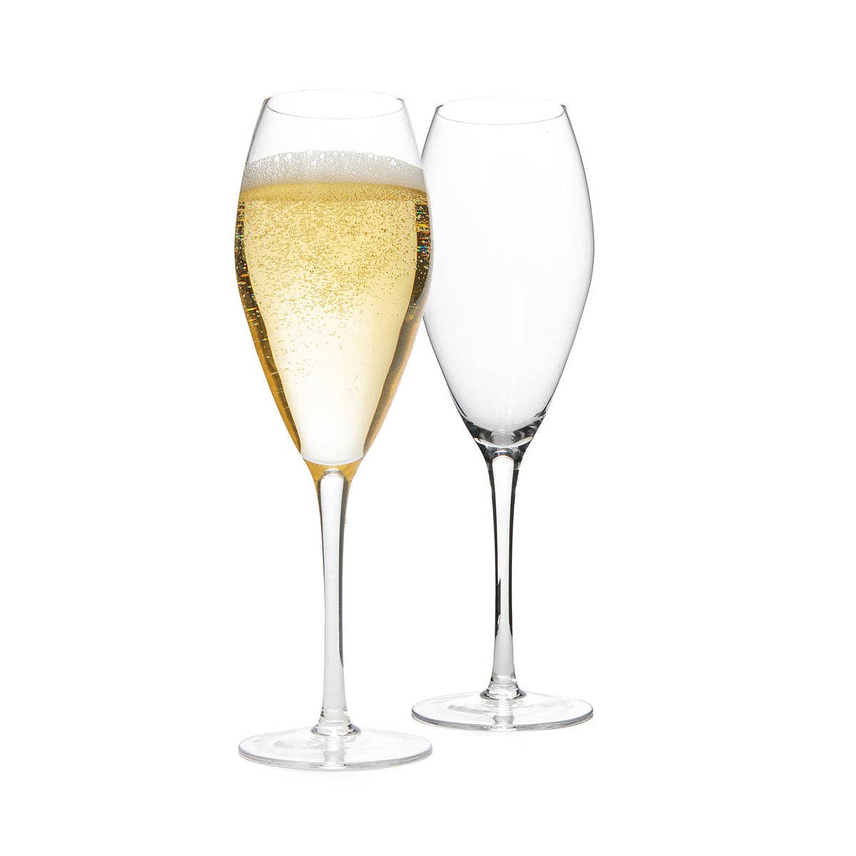 Big Wine Glasses - DEMI - Oversized Champagne Glasses (Set of 2)