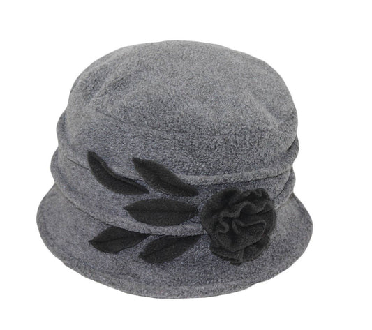 Jeanne Simmons Accessories - 7382 Hat Winter: Grey/Black