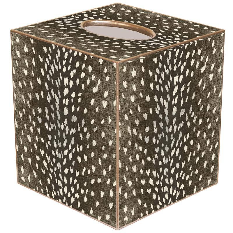 Marye-Kelley - TB9049 Brown Antelope Tissue Box Cover: Paper Mache