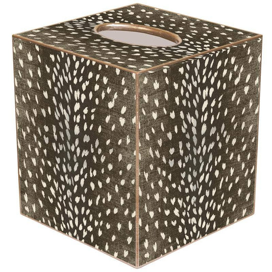 Marye-Kelley - TB9049 Brown Antelope Tissue Box Cover: Paper Mache