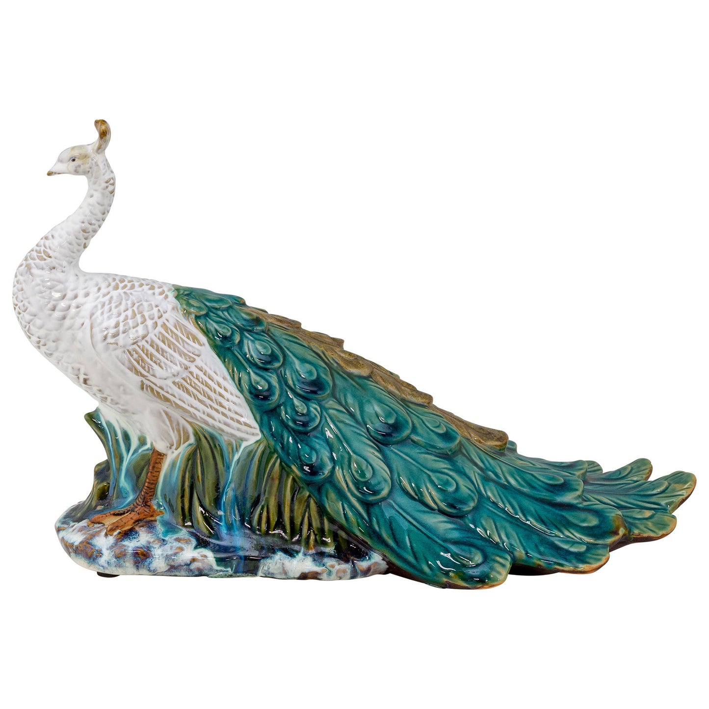 Kavana Decor by The Import Collection - Afshari Peacock Figurine