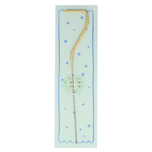 Meri Meri - Gold Sparkler Numbers 0 to 9 Candles: 7