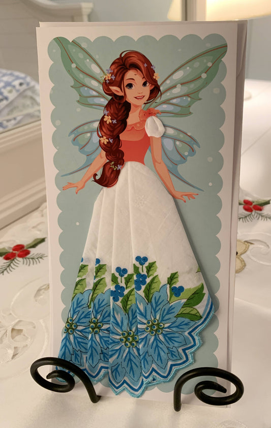 MOMENTS IN THYME - Keepsake Hankie Fairy Cards: Fairy 2