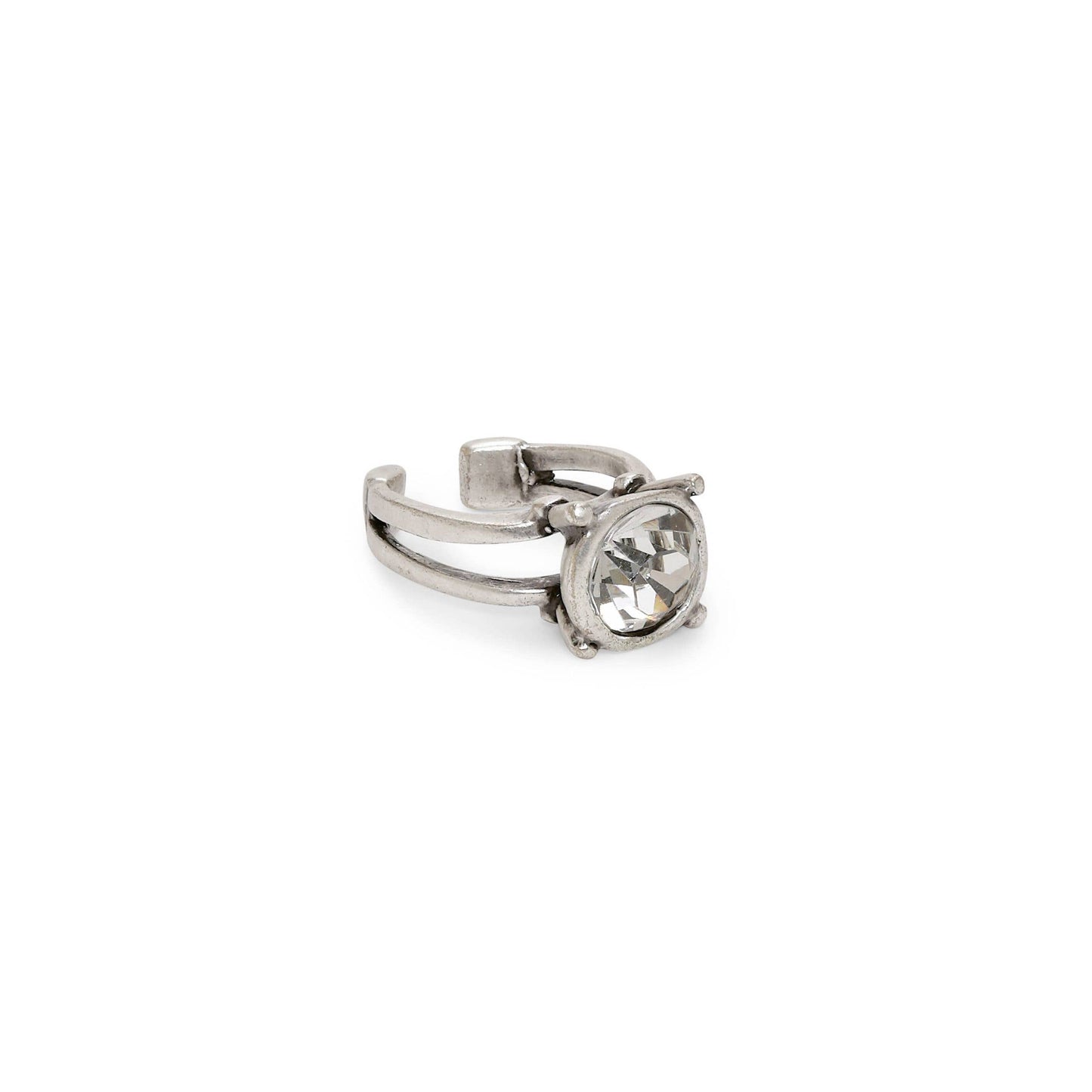 Chanour - Handmade Crystal Brass Ring - 6825